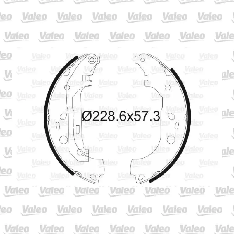 Fren Pabuçlu Balata Arka VALEO 564011 – Ford Transit Connect / Tourneo Connect