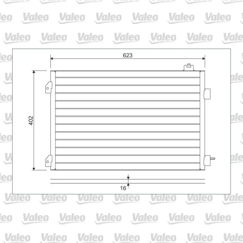 Klima Radyatörü VALEO 817646 – Renault Clio / Thalia