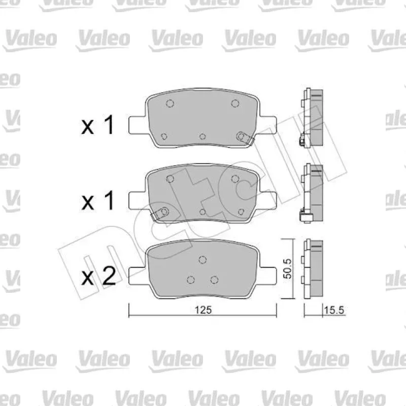 Fren Disk Balata Ön VALEO 672053 – Hyundai / Kia