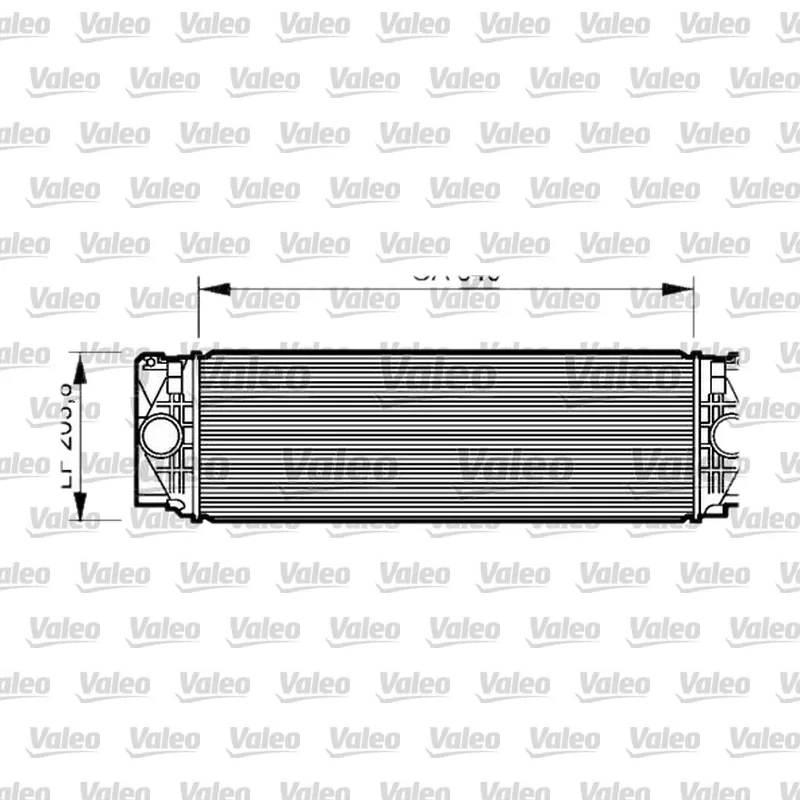 Turbo Radyatörü VALEO 818732 – Volkswagen / Mercedes-Benz