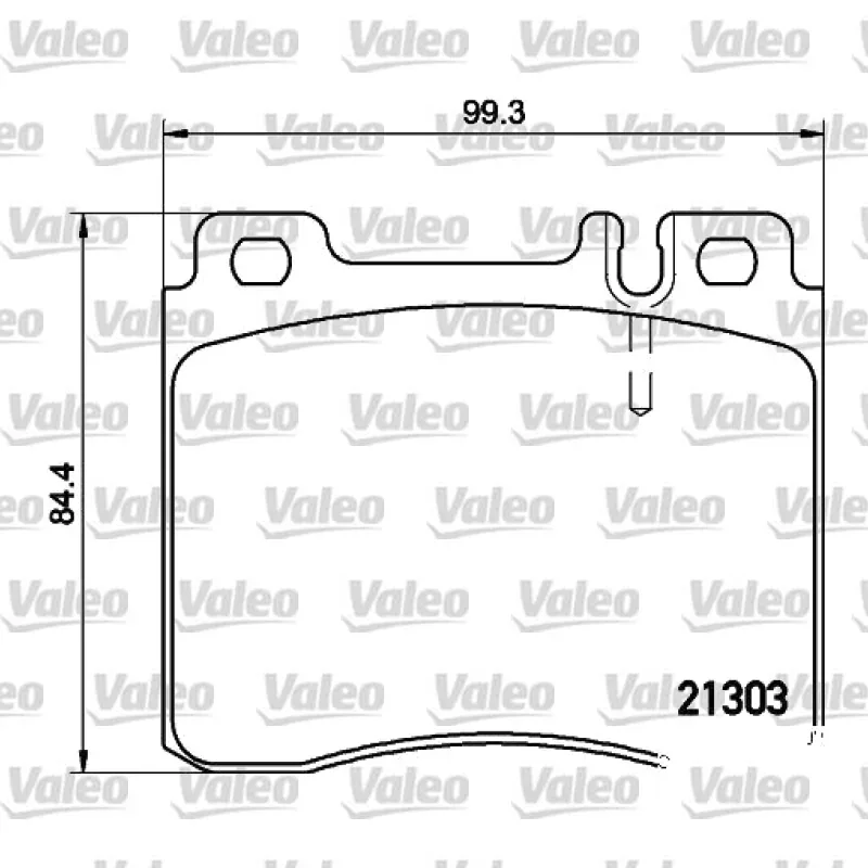 Fren Disk Balata Ön VALEO 670688 – Mercedes-Benz S 350