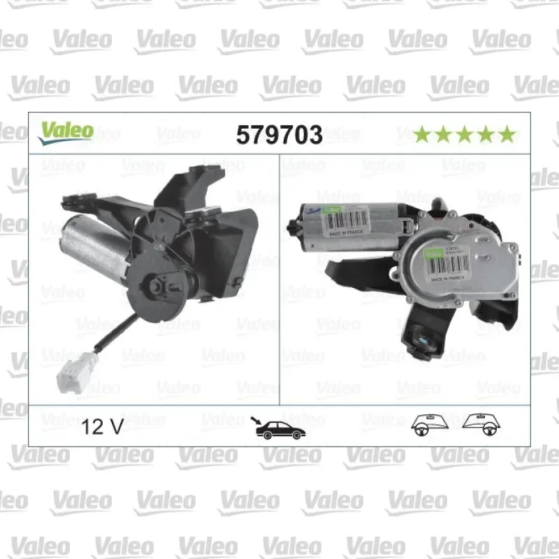 Silecek Mekanizma Motoru Arka VALEO 579703 – Citroen C5