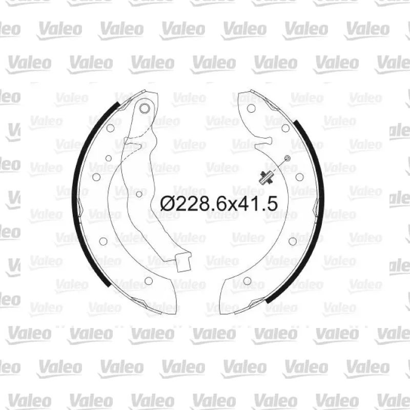 Fren Pabuçlu Balata Arka VALEO 562587 – Renault Megane
