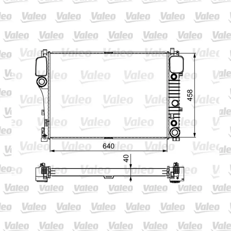 Su Radyatörü VALEO 735299 – Mercedes-Benz S 500 4.7 / 5.5