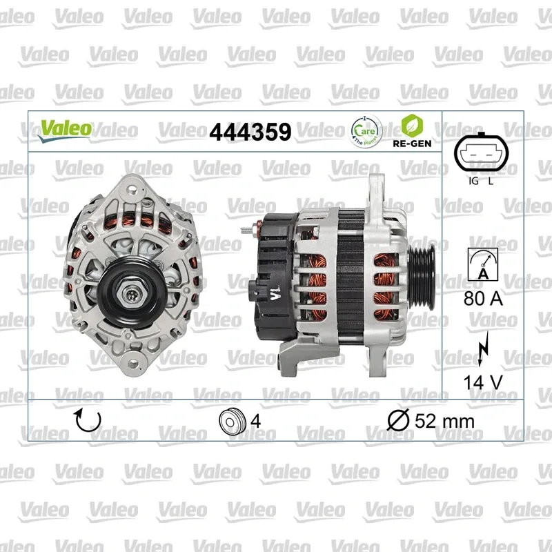 Alternatör VALEO 600100 – Chevrolet Aveo