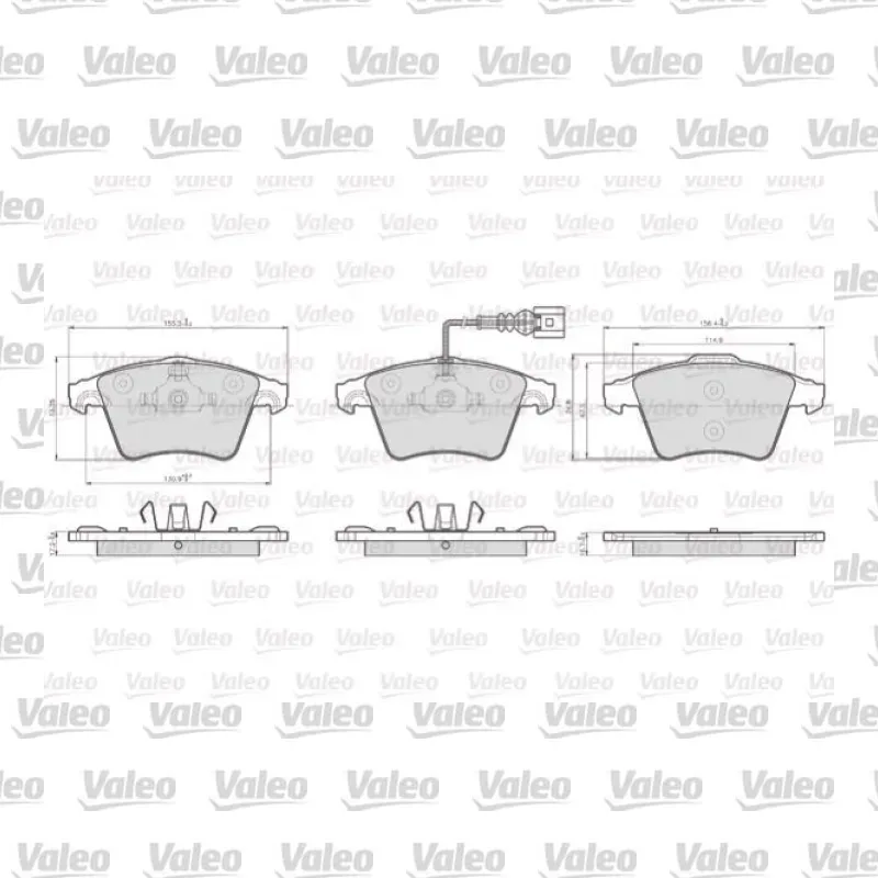 Fren Disk Balata Ön VALEO 872746 – Volkswagen Transporter