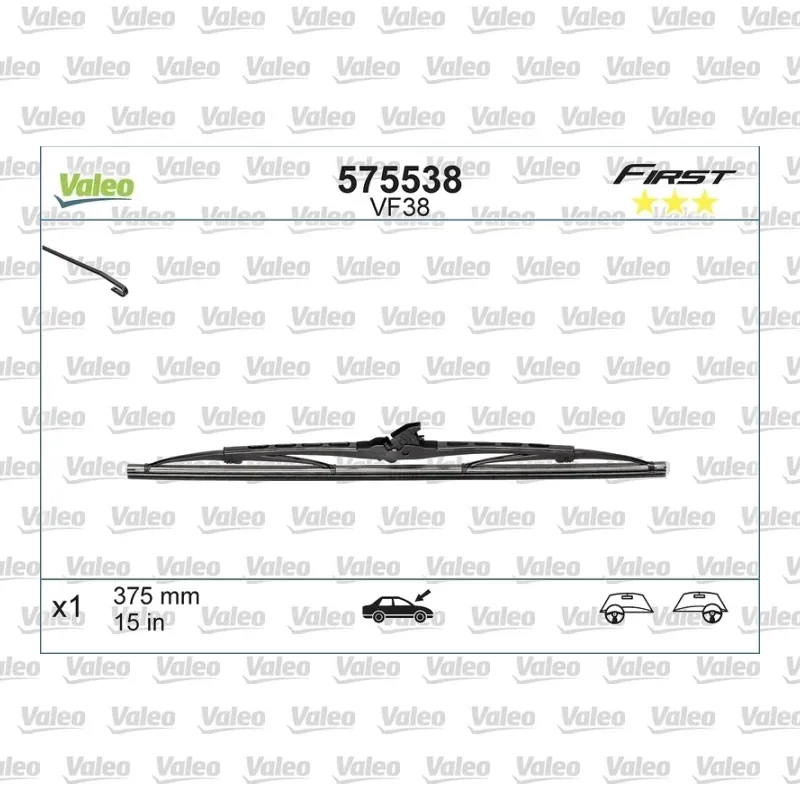Silecek Süpürgesi Ön 380 mm - 15 inç VALEO 575538