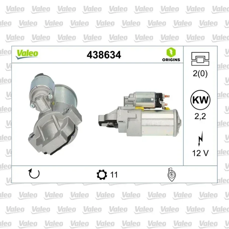 Marş Dinamosu VALEO 438634 – Ford Transit