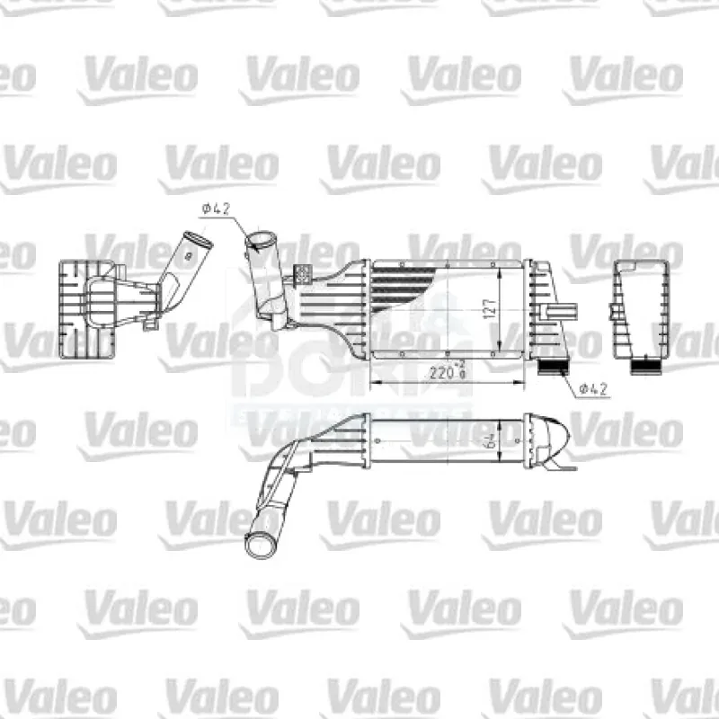 Turbo Radyatörü VALEO 817916 – Opel Astra