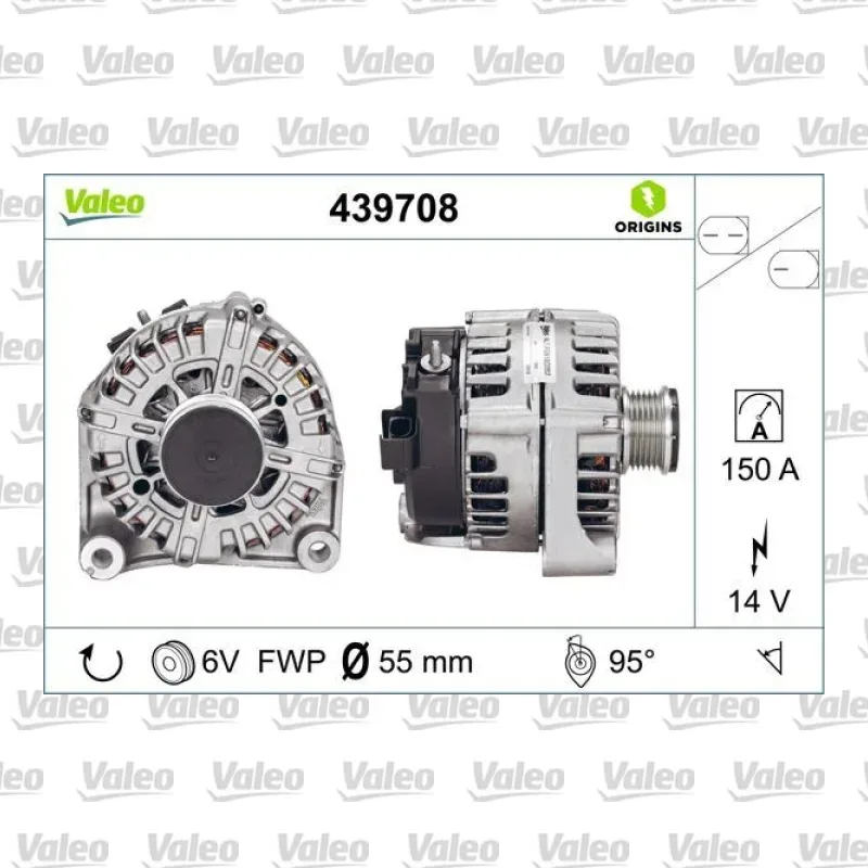 Alternatör VALEO 439708 – BMW 320d