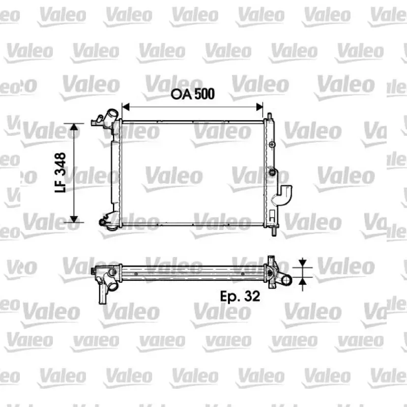 Opel Vectra 1.7 TD Su Radyatörü – VALEO 731846