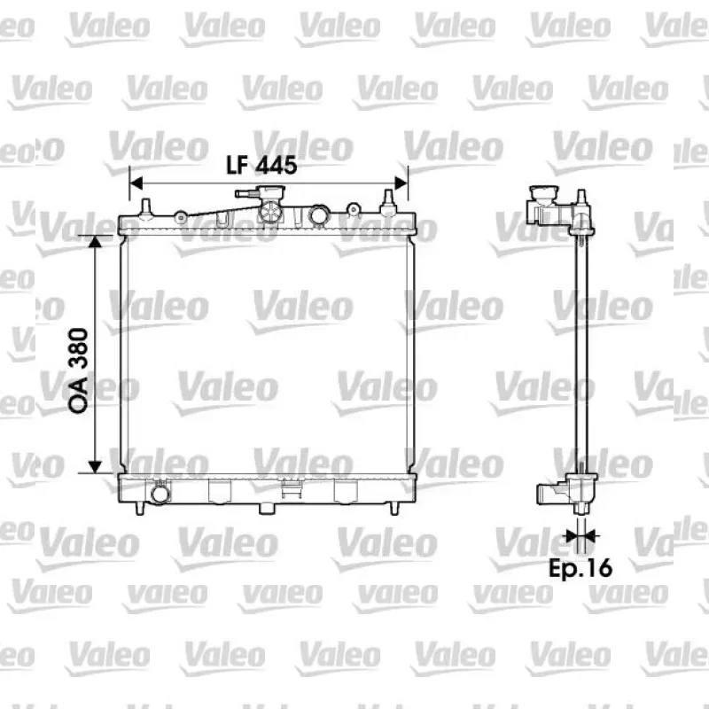 Su Radyatörü VALEO 734246 – Renault / Nissan