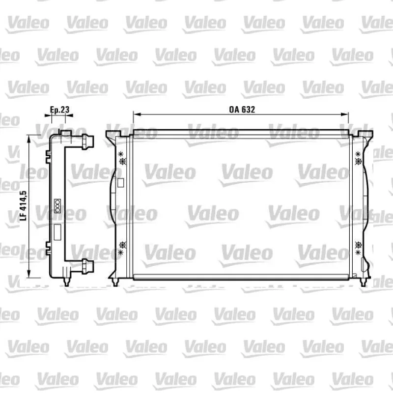 Su Radyatörü VALEO 732839 – Audi A4 / A6