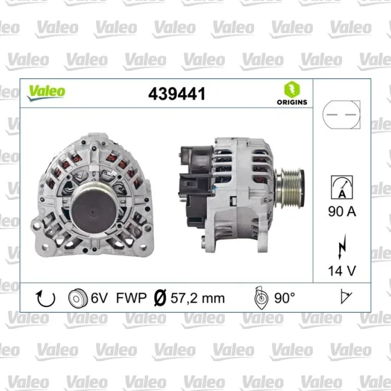 Alternatör VALEO 439441