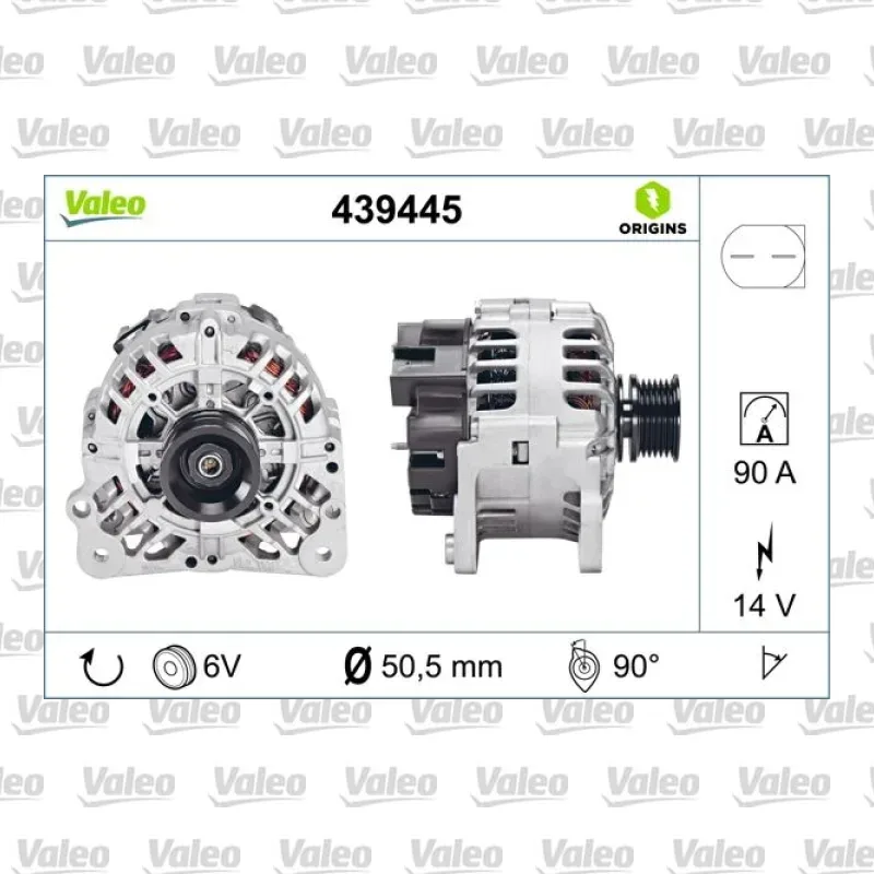 Alternatör VALEO 439445