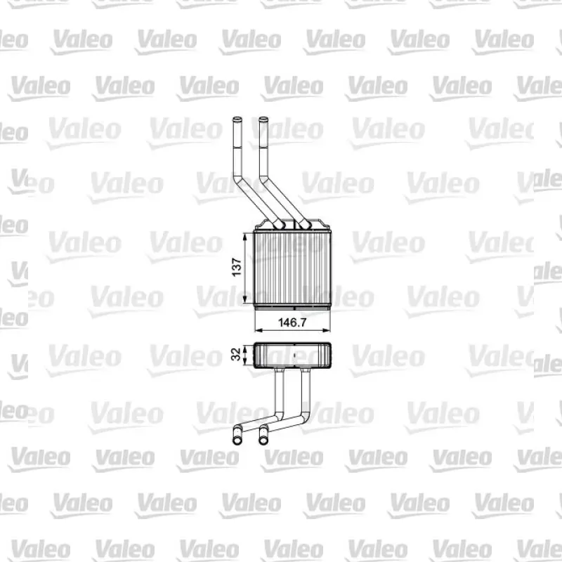 Kalorifer Radyatörü VALEO 811520 – Ford Transit