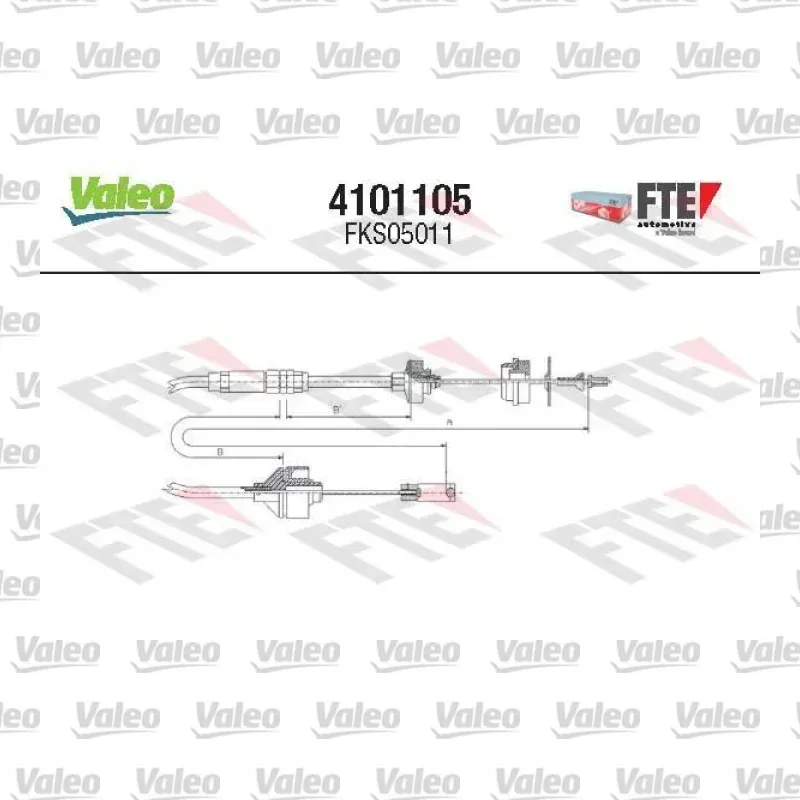 Debriyaj Teli VALEO 4101105 – Peugeot / Citroen