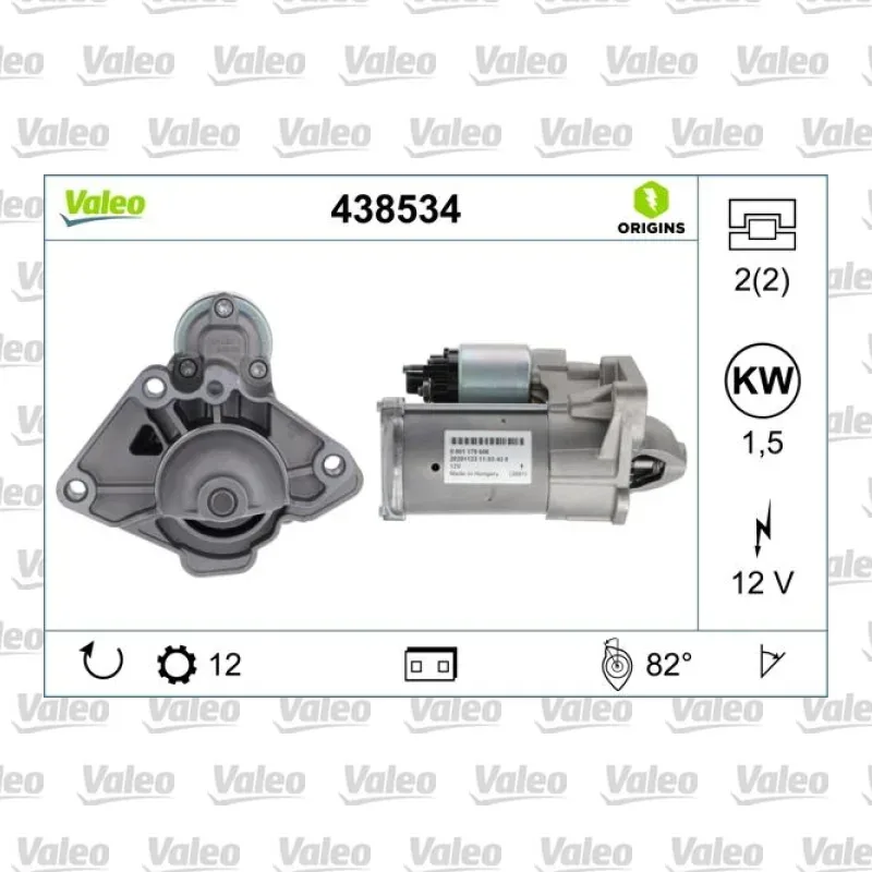Marş Dinamosu VALEO 438534