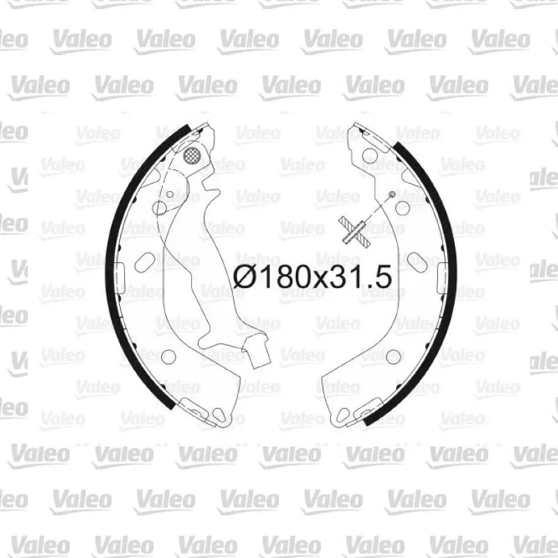 Fren Pabuçlu Balata Arka VALEO 564091 – Hyundai Getz