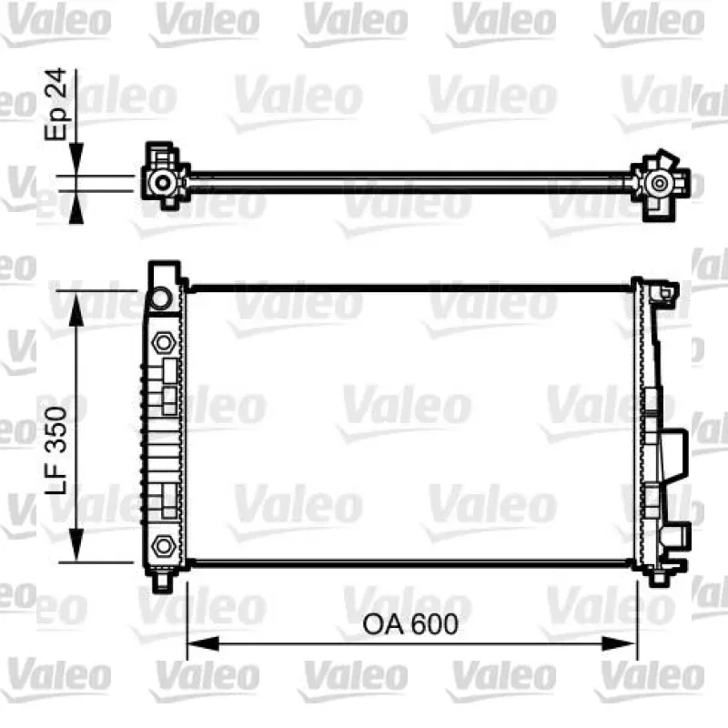 Su Radyatörü VALEO 732897 – Mercedes-Benz Vaneo