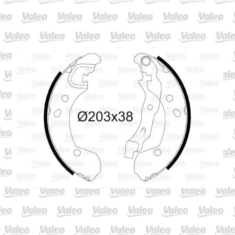 Fren Pabuçlu Balata Arka VALEO 564099 – Renault / Nissan
