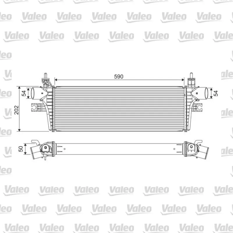 Turbo Radyatörü VALEO 822918 – Toyota Hilux 2.4 D / 2.8 D