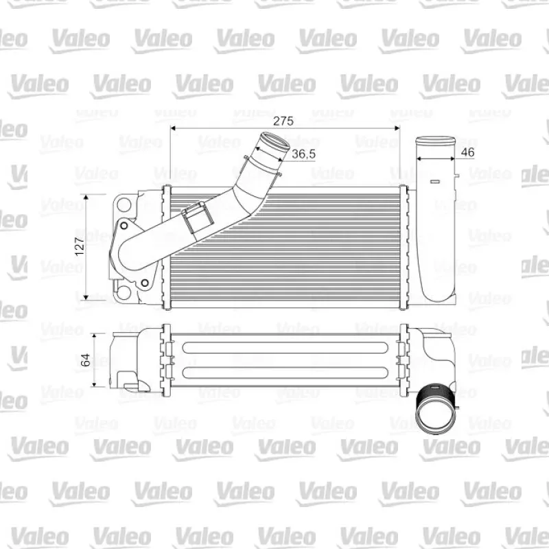 Toyota Auris 1.4 D-4D Turbo Radyatörü – VALEO 818351