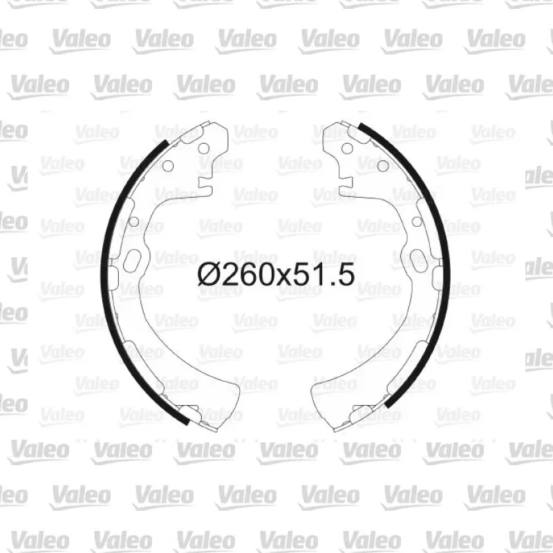 Nissan Navara 2.5 dCi Arka Fren Pabucu – VALEO 562671