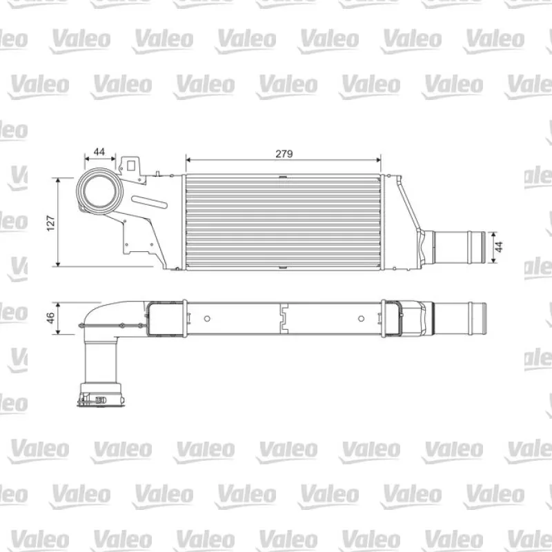 Turbo Radyatörü VALEO 818809 – Opel Corsa / Combo