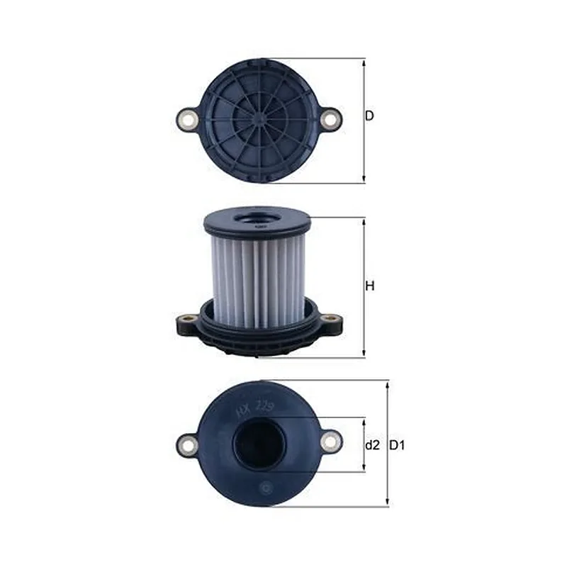 Otomatik Şanzıman Hidrolik Filtresi MAHLE HX 229 – MAN / Ford Trucks