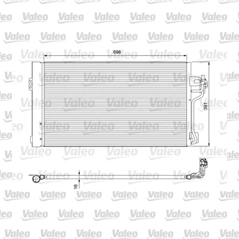 Klima Radyatörü VALEO 814391 – Mercedes-Benz Vito / Viano