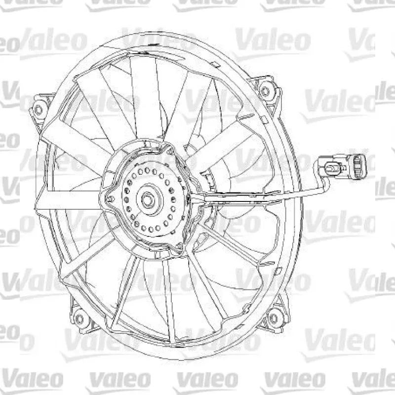 Radyatör Fan ve Motoru VALEO 696091