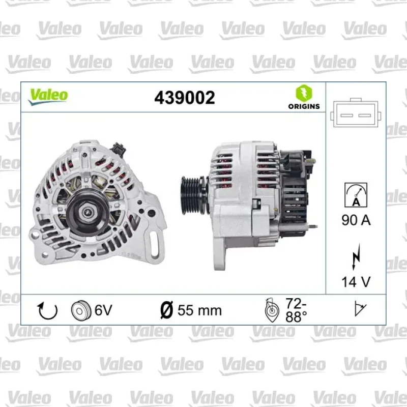 Alternatör VALEO 439002 – Volkswagen / Seat