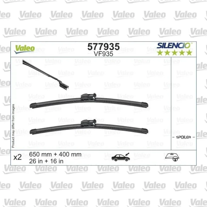 Silecek Süpürgesi Ön VALEO 577935 – Toyota C-HR