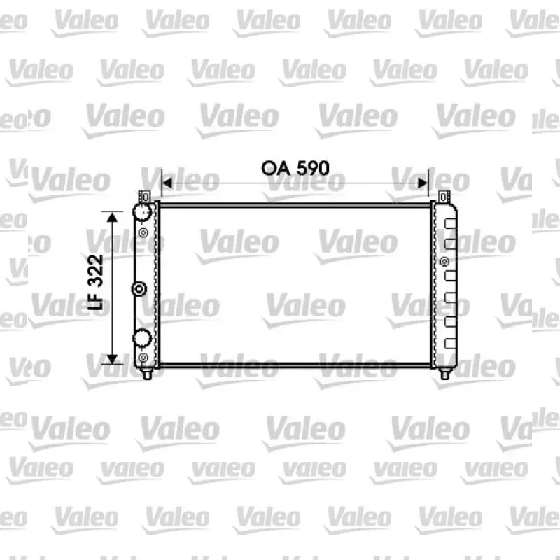 Volkswagen Caddy 1.9 D Su Radyatörü – VALEO 732479