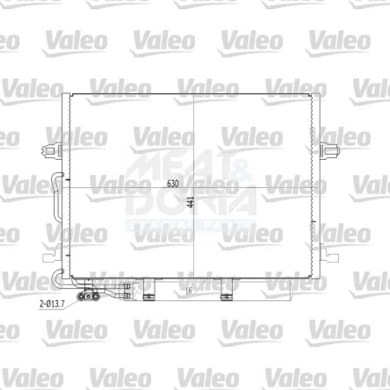 Klima Radyatörü VALEO 818003 – Mercedes-Benz E 200