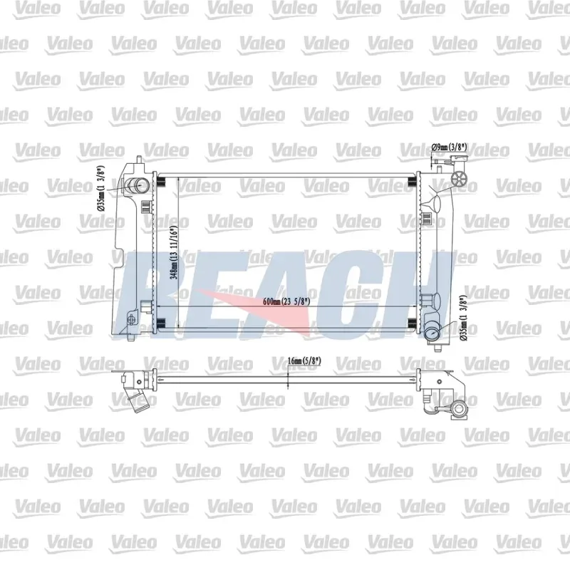 Su Radyatörü VALEO 735348 – Toyota Corolla / Avensis