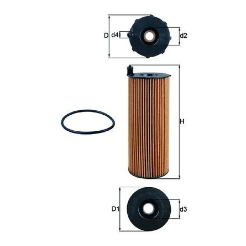 Yağ Filtresi MAHLE OX 196/1D1 – LAND ROVER Range Rover / Range Rover Sport