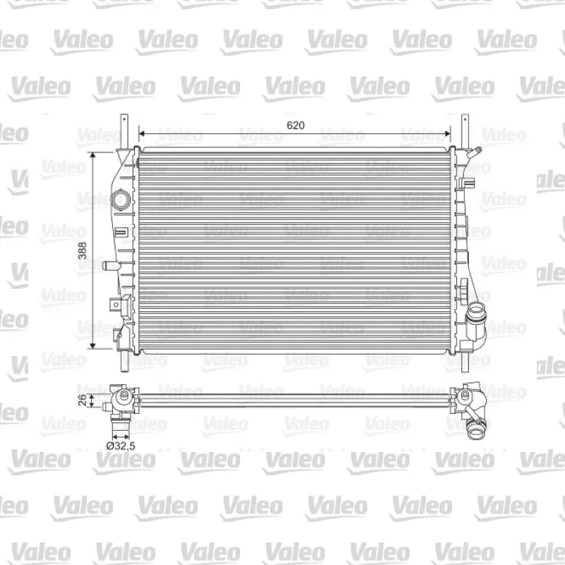 Su Radyatörü VALEO 735048 – Ford Mondeo