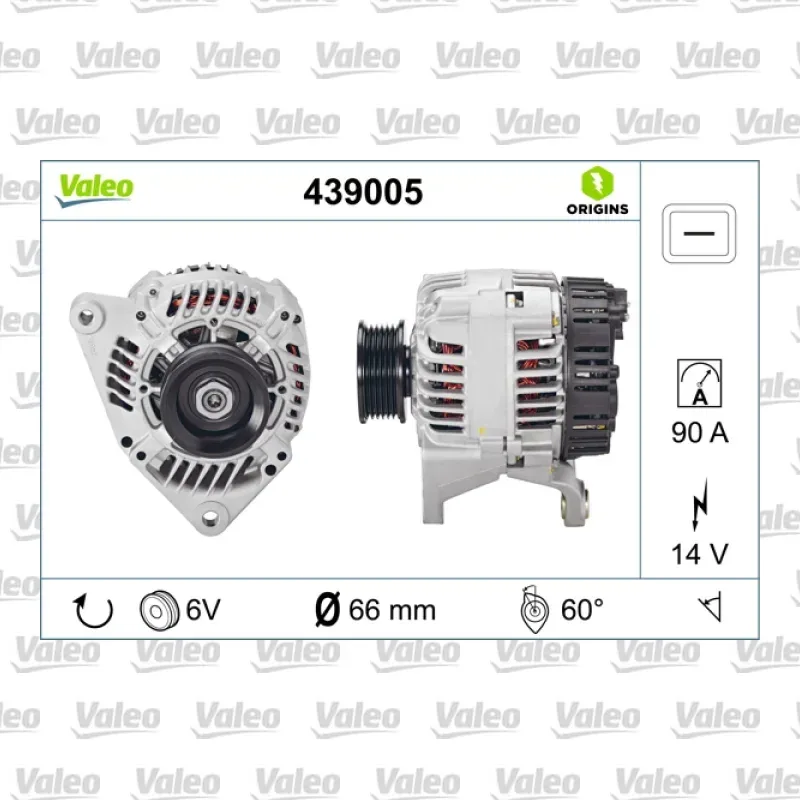 Alternatör VALEO 439005 – Volkswagen / Audi