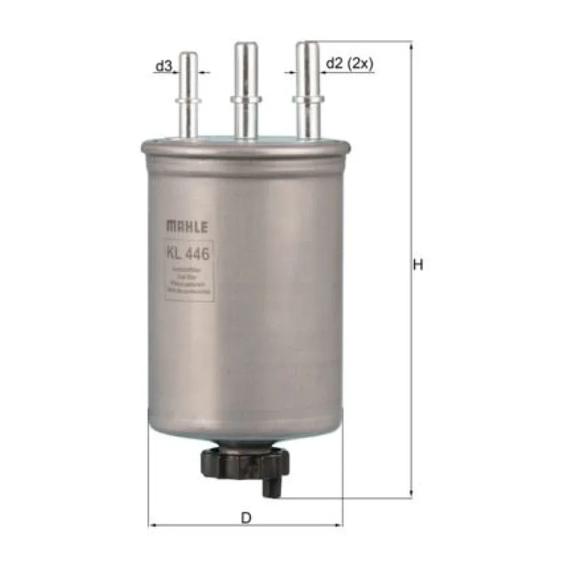 Yakıt Filtresi MAHLE KL 446 – FORD FOCUS / MONDEO / TOURNEO
