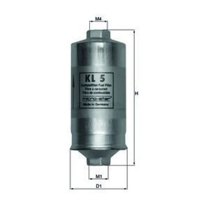 Yakıt Filtresi MAHLE KL 5 – FIAT / VW