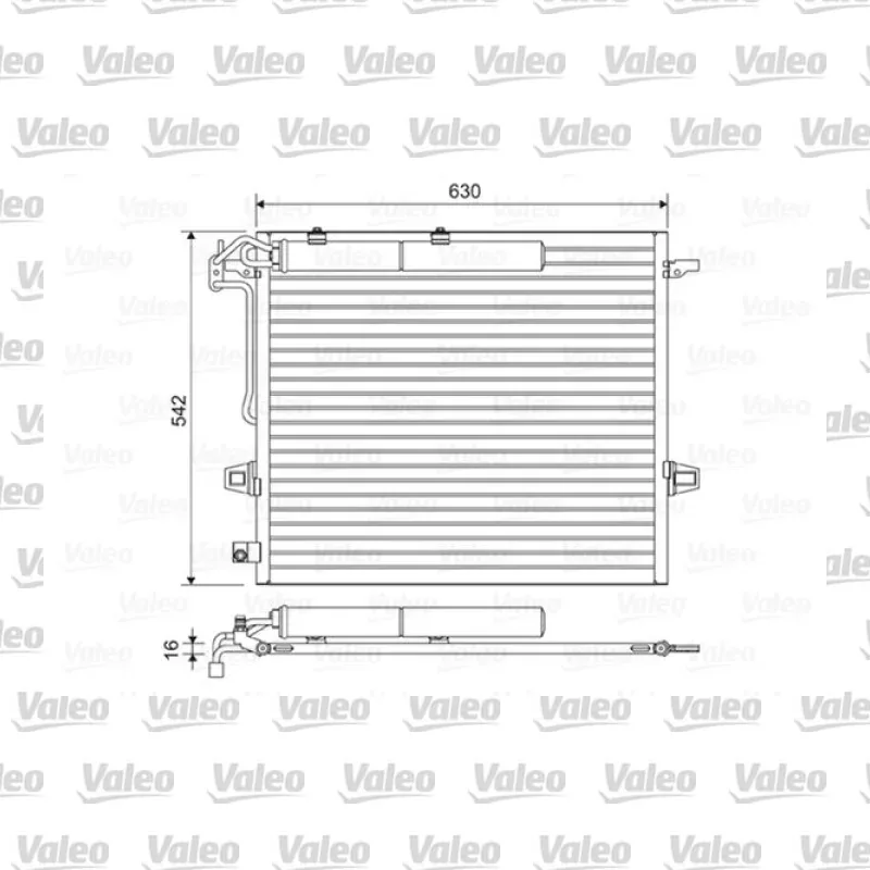 Klima Radyatörü VALEO 814025 – Mercedes-Benz ML 350
