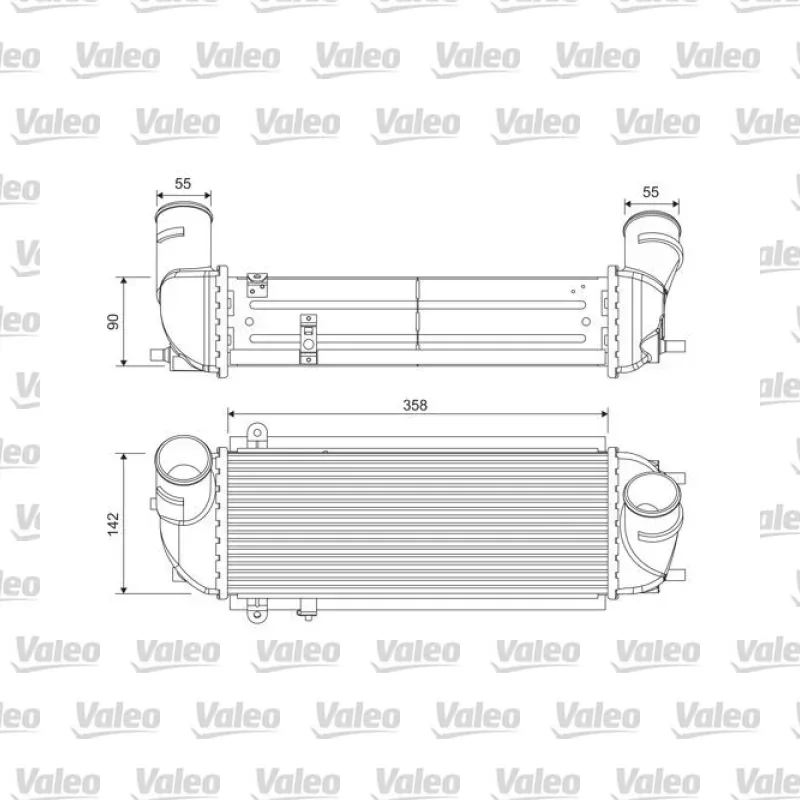 Turbo Radyatörü VALEO 818692 – Hyundai / Kia