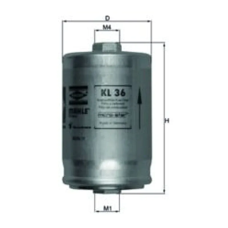 Yakıt Filtresi MAHLE KL 36 – AUDI / VW