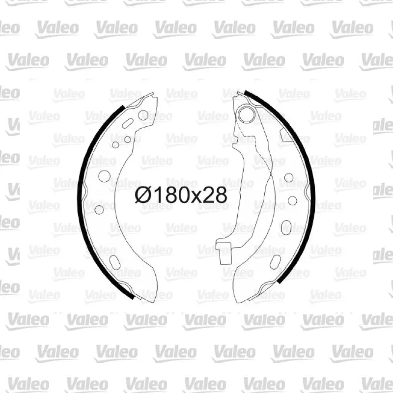 Fren Pabuçlu Balata Arka VALEO 564041 – Nissan Micra