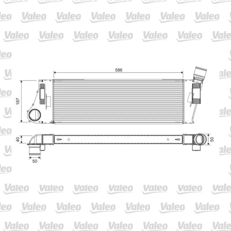 Turbo Radyatörü VALEO 818727 – Renault Megane / Scenic