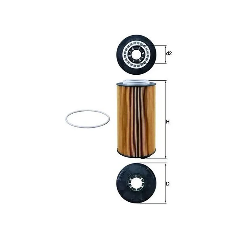 Yağ Filtresi MAHLE OX 1097D – MAN TGA / TGS / TGX