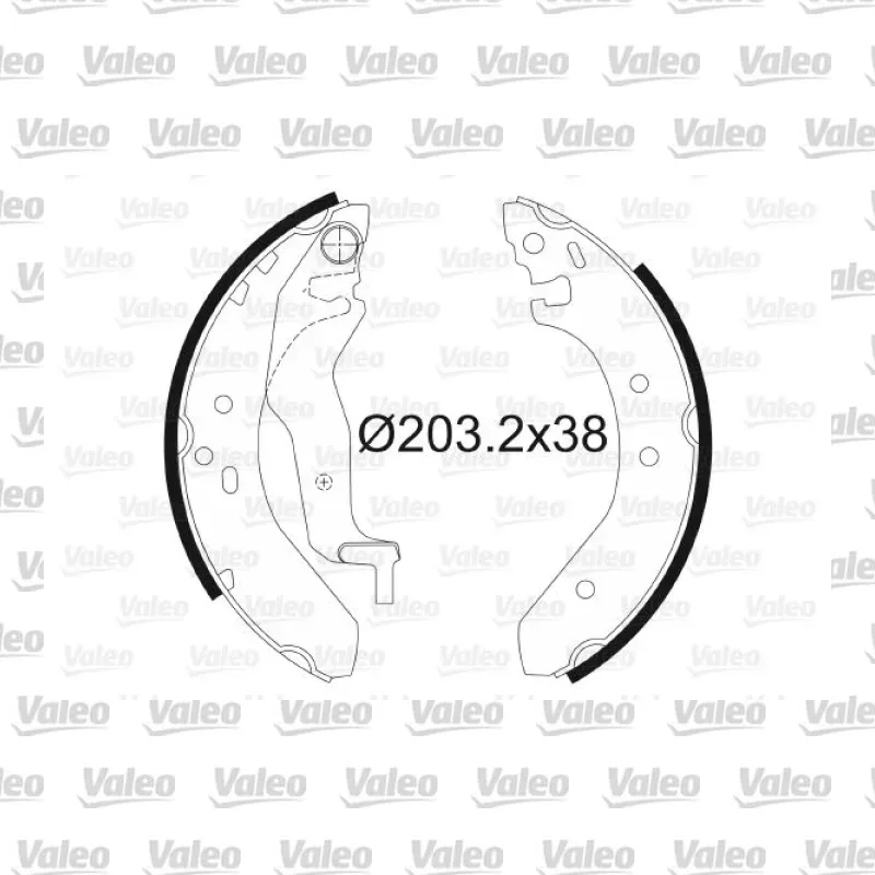 Fren Pabuçlu Balata Arka VALEO 562087 – Honda Civic