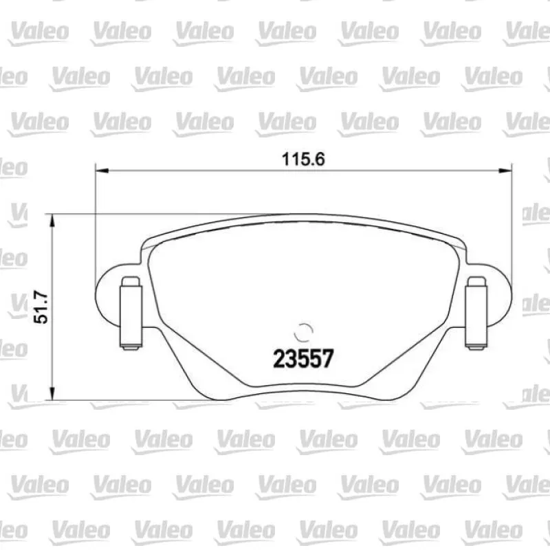 Fren Disk Balata Arka VALEO 670434 – Ford Mondeo